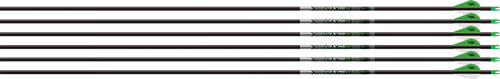 Easton Axis 5MM 400 W/ Halfout 6-pack W/ 2" Blazer Vanes