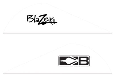 Bohning Blazer Vanes 2" Solid White 100pk