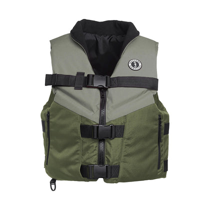 Mustang Accel Foam Vest - Green/Grey - XXL