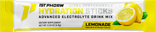 1ST Phorm Hydration Sticks Lemonade 20 Count
