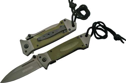 Szco Rite Edge 3.5" G10 Heavy Assisted Folder OD Green Hndl