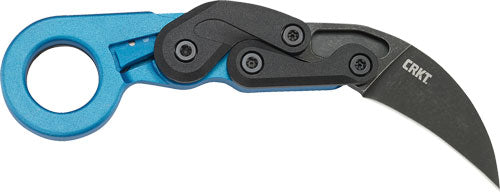 Crkt Provoke 2.47" Plain Edge Fldr Knife W/kinematic M Blue
