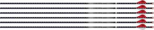 Easton Arrow 4MM FMJ 400 6-pack W/ 2" Blazer Vanes!