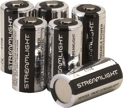 Streamlight Cr123a Batteries Lithium 6-pack
