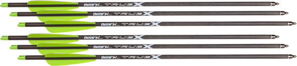 Bear-x Truex Crossbow Bolts 20" Carbon 6PK