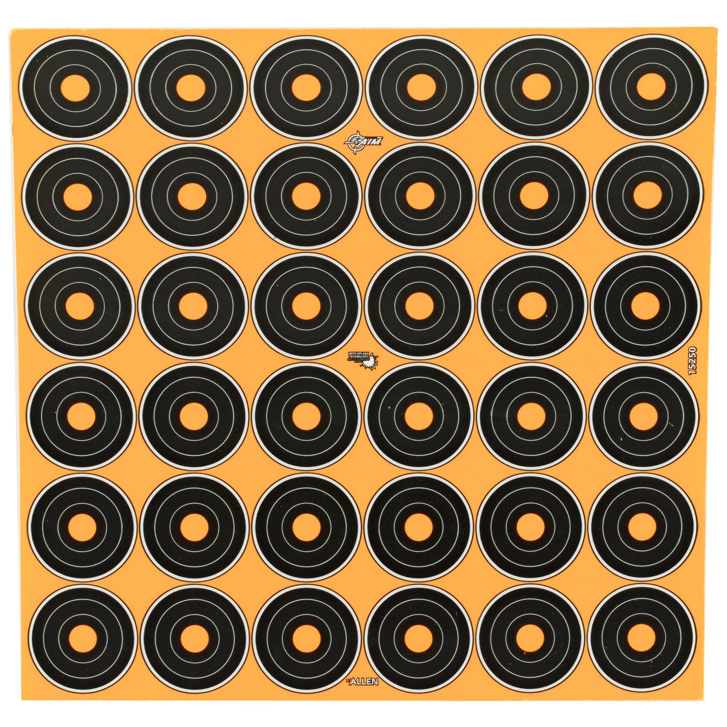 Allen EZ AIM 1" Bullseye 12 Sheets