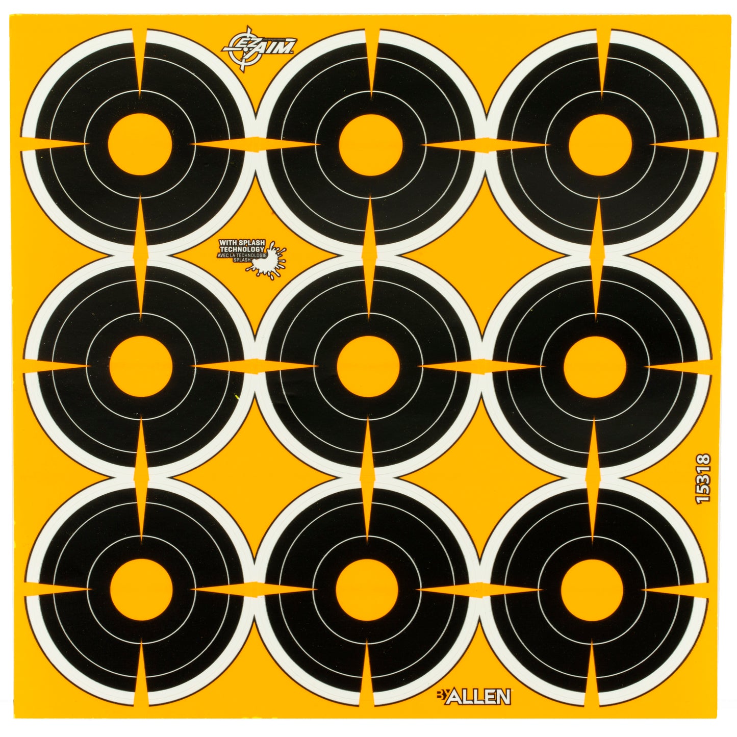 Allen EZ AIM 2" Bullseye 12 Sheets