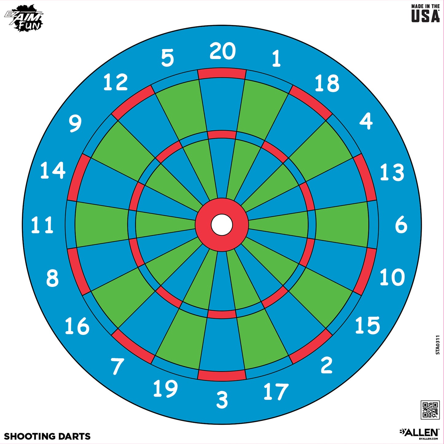 Allen Ezaim 12"x12" Plnkng Trgt 9PK