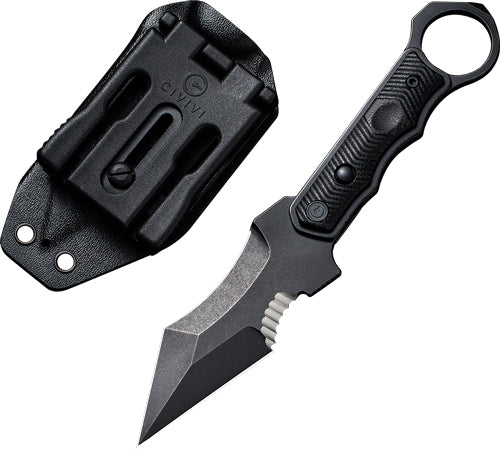 Civivi Knife Orthrus 3.76" Black G-10/black Stonewash