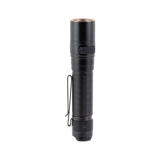 FENIX LD30R, Flashlight, White LED, 1,700 Lumens, 5.11" Long, Anodized Finish, Black, Includes Rechargeable 18650 Battery and USB Type-C Charging Cable