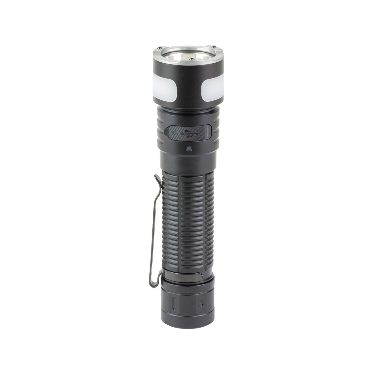 FENIX LD35R, Flashlight, White/Red/Blue LED, 1,800 Lumens, Anodized Finish, Black, Includes Rechargeable 18650 Battery and USB Type-C Charging Cable