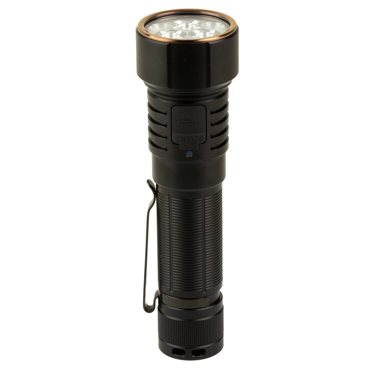 FENIX LD36R, Flashlight, White/Red/Blue/Green LED, 3,600 Lumens, Anodized Finish, Black, Includes Rechargeable ARB-L21-6000 Battery and USB Type-C Charging Cable