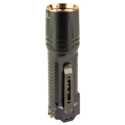 FENIX TK35R RED, Flashlight, White/Red LED, 5,800 Lumens, Anodized Finish, Black, Includes (2)-ARB-L18-4000 Batteries and USB Type-C Charging Cable