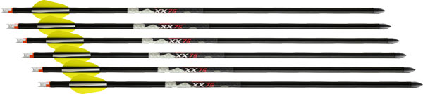 Wicked Ridge Xbow Arrow Xx75 20" Aluminum Alpha Nock 6PK