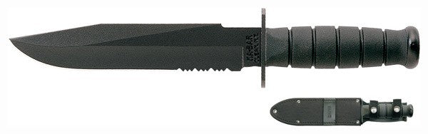 Ka-bar Fighter Knife 8" Serrated W/sheath