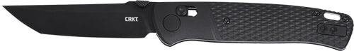 Crkt Counterpart 3.38" Plain Edge Blackout Crossbar Lock