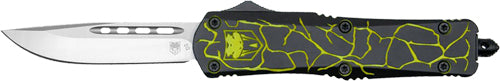 Cobratec Medium Fs-3 OTF Fractured Black Yellow 3" D2
