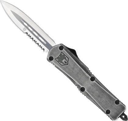 Cobratec Medium FS3 OTF Stone Wash 3" D2 Dagger 1 Side Srrtd