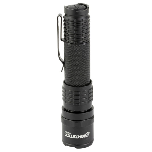 Nightstick USB-320, Rechargeable EDC Flashlight, 320 Lumens, 3,100 Candela, Black, 1.5 Hours of Runtime, IP-X7 Waterproof