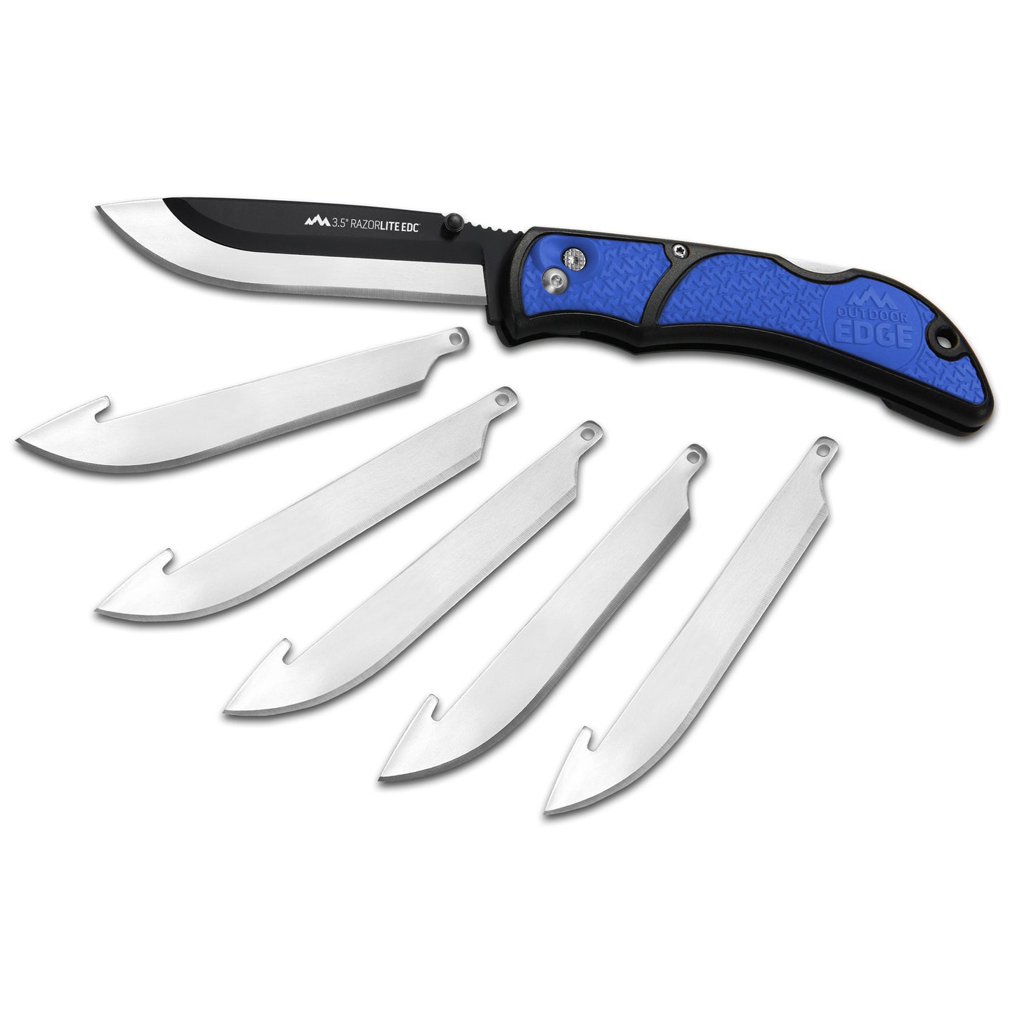 OD Edge Razor-edc LT 3.5" 6 Blds BLU