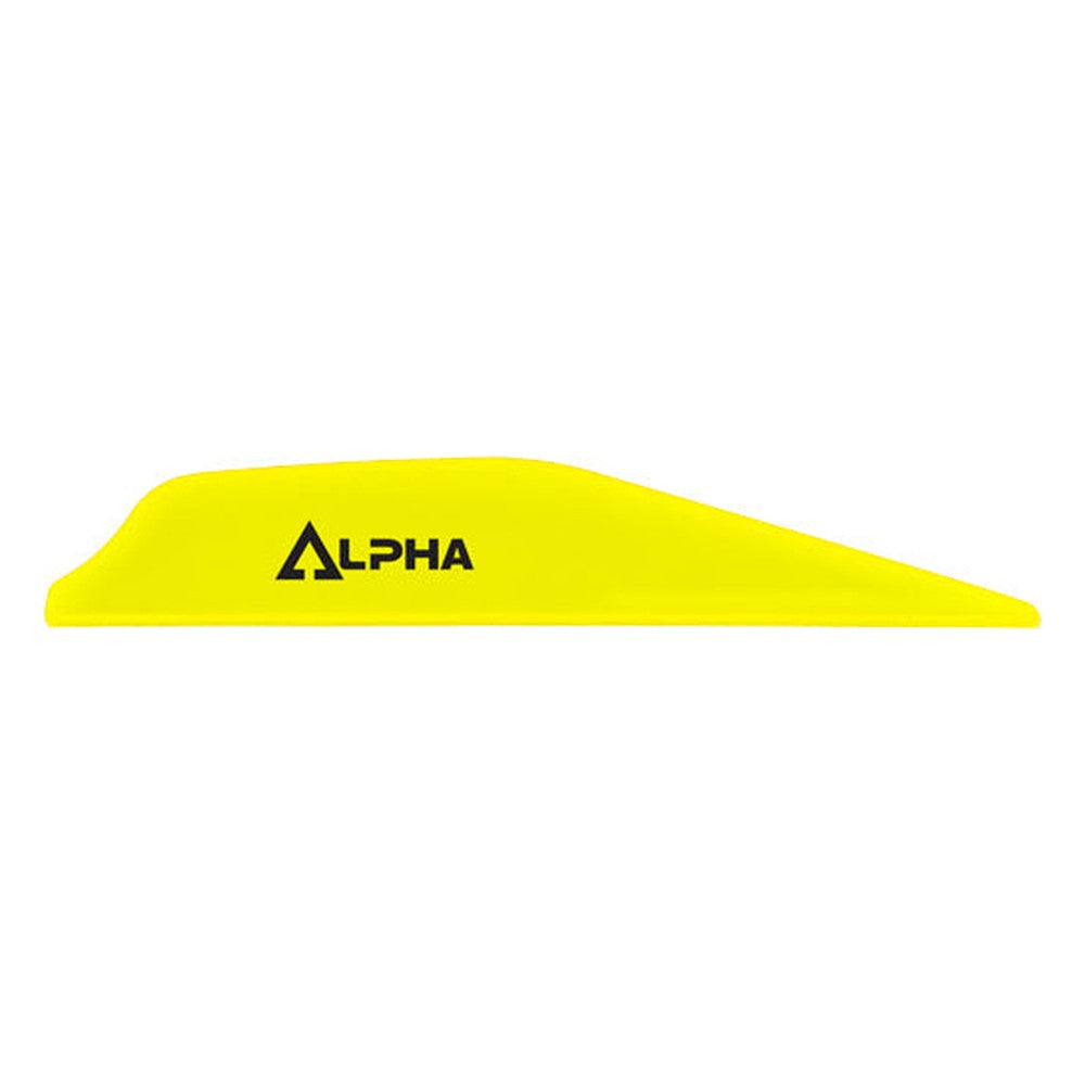 Bohning Alpha AR 1250 Vane 2.8" Neon Yellow 36pk