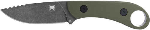 Cobratec D2 Skinner 3.75" Full Tang OD Green G10 W/kydex Shth