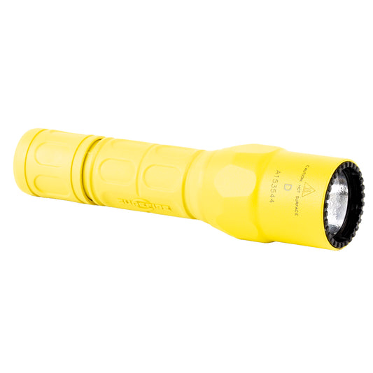 Surefire G2X Pro, Flashlight, Dual-Output LED 600/15 Lumens, Polymer Body, Aluminum Bezel, Yellow, Inlcudes Constant-On Click-Type Tailcap Switch