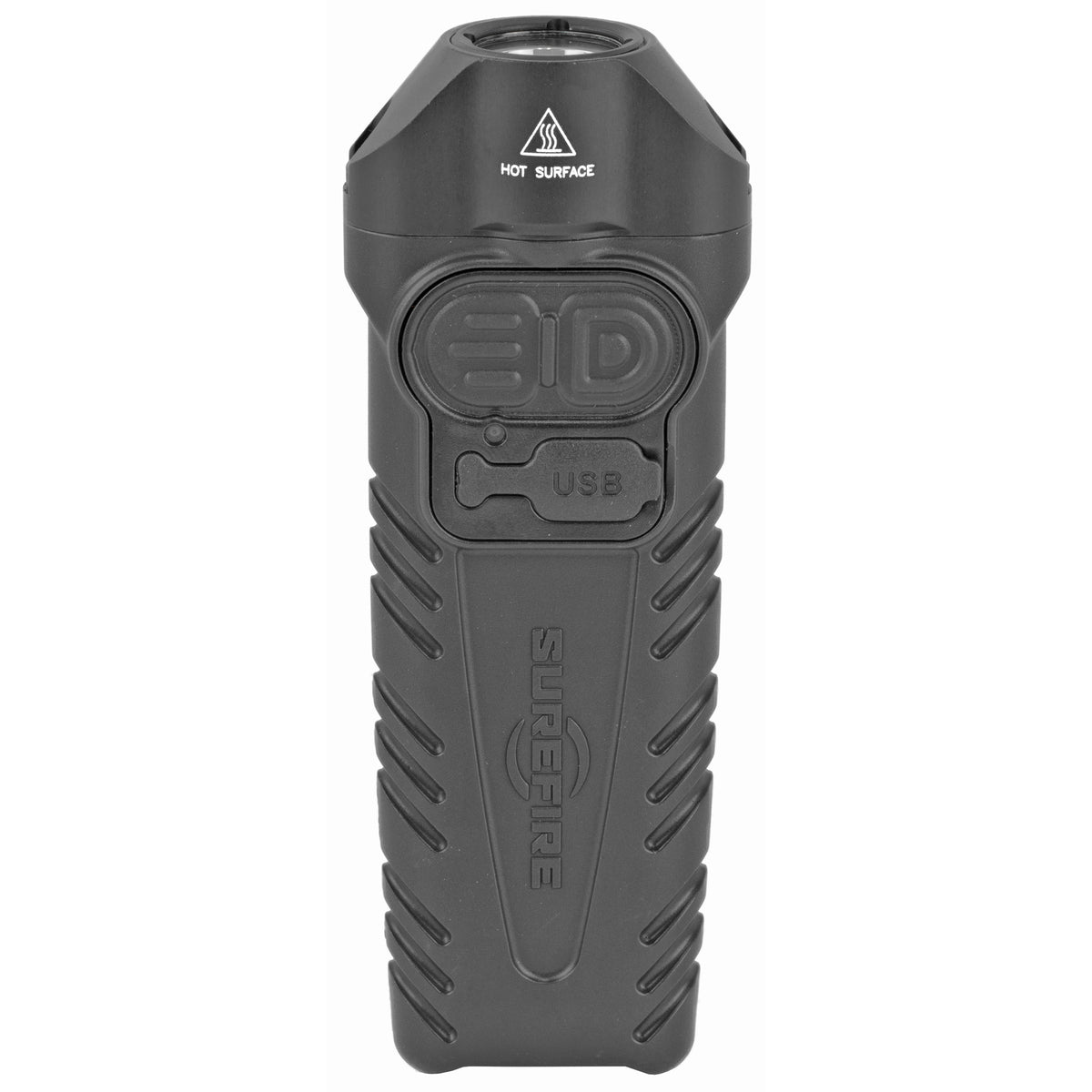 Surefire STILETTO, Flashlight, High 1,000 Lumens, Medium 300 Lumens, Low 25 Lumens, Tactical Switch with Optional Strobe, Programmable, Black Mil-Spec Hard Anodized Aluminum Body, Black Melonite Coate