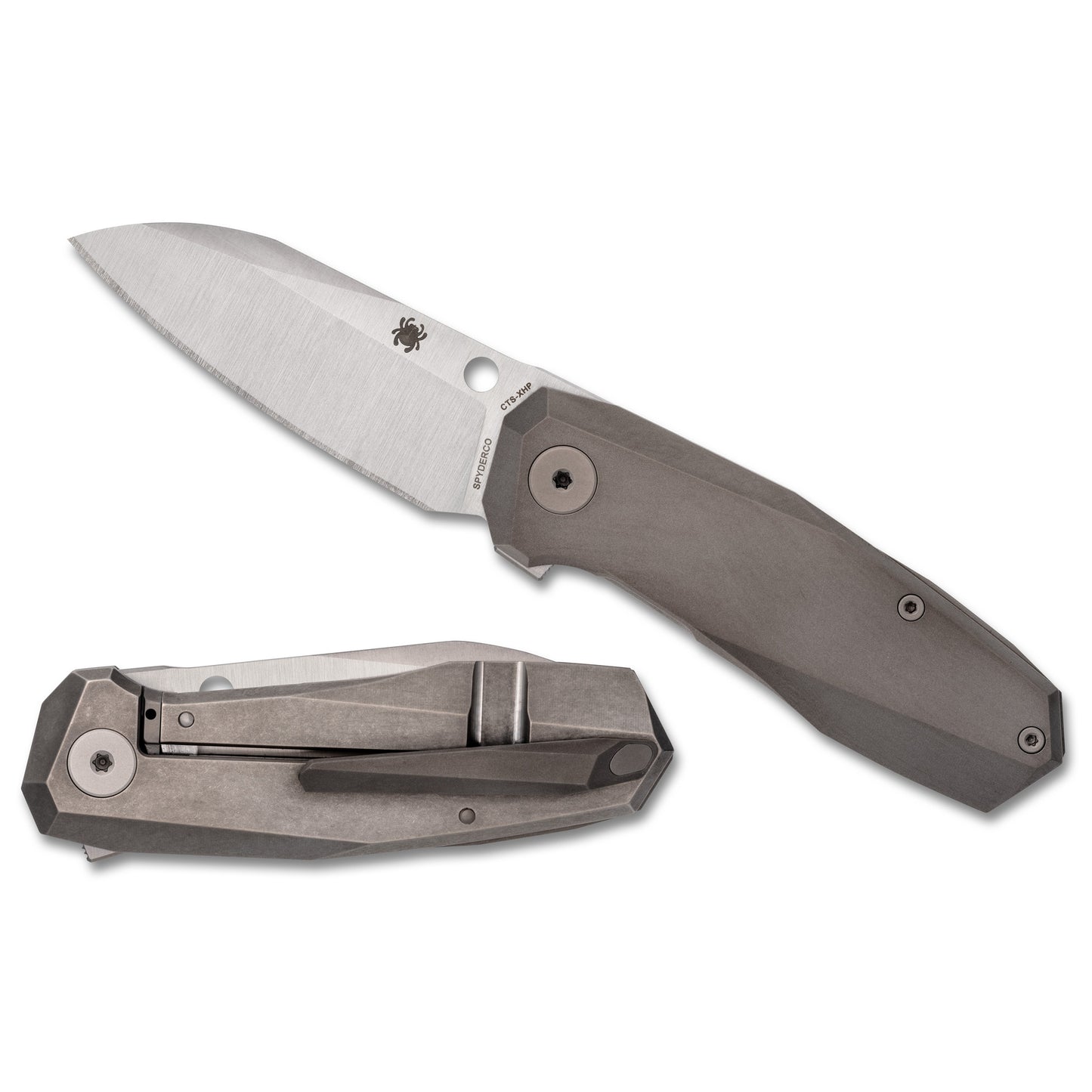 Spyderco Techno 3 Titanium GRY