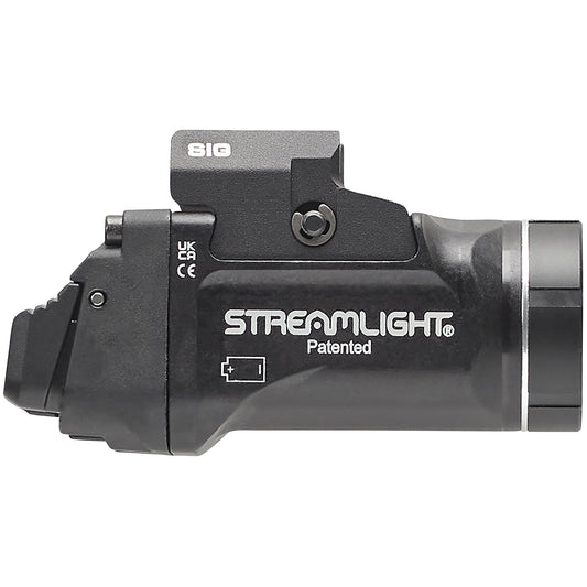 Streamlight TLR-7 HL-X Sub, Weaponlight, Fits Sig P365XL, 1,000 Lumens with SL-B9 Battery, 30 Minute Run Time, Matte Finish, Black with Silver Ring