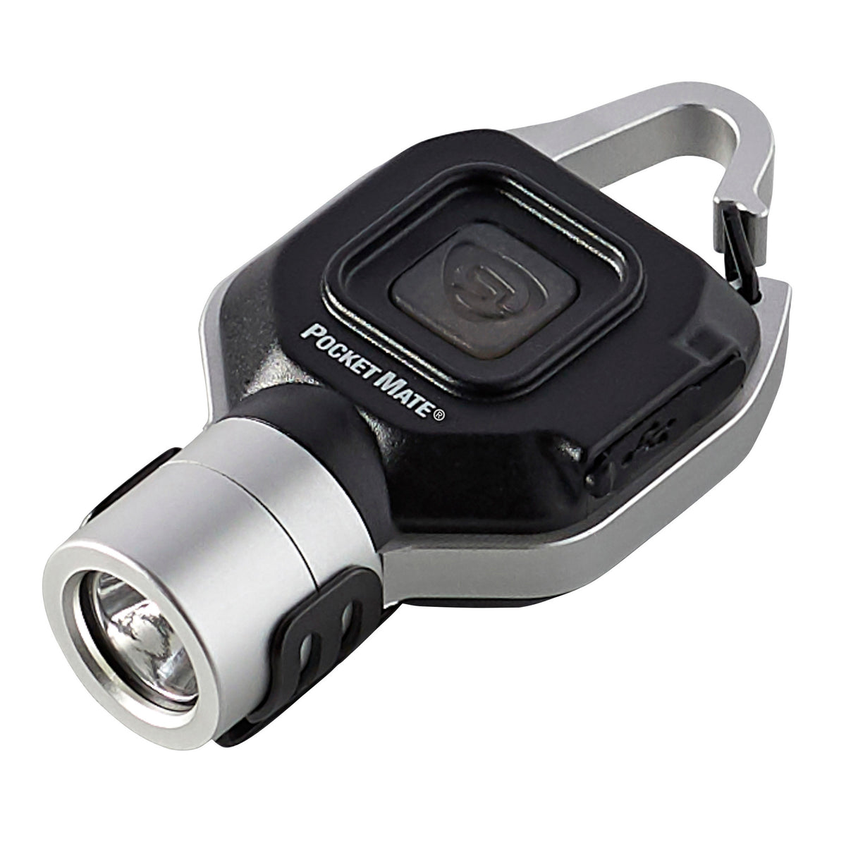 Streamlight PocketMate, Flashlight, USB Charging Cord, 325/ 45 Lumens, Silver/Black