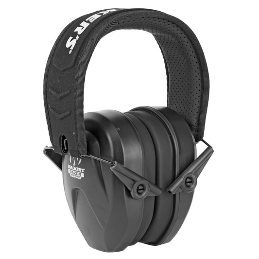 Walker's Razor Compact Passive, Earmuff, Black, 1 Pair