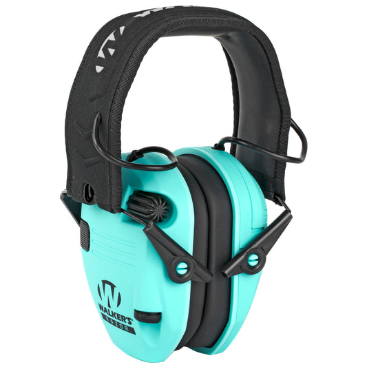 Walker's Razor, Electronic Earmuff, Teal, 1 Pair