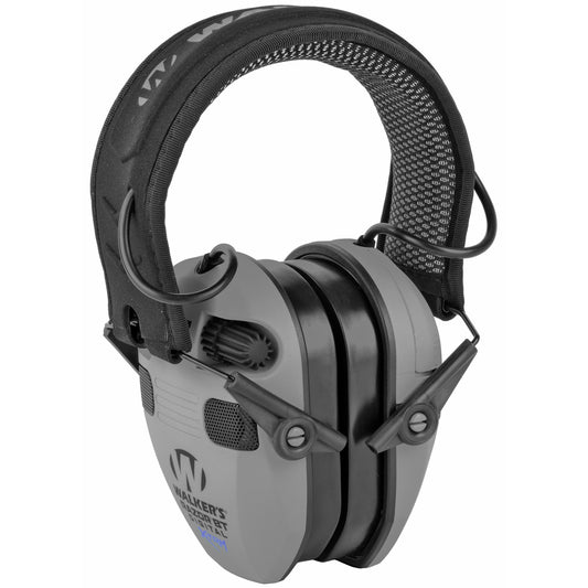 Walker's Razor, Electronic Earmuff, Cooling Pads & Moisture Wicking Headband, Gray