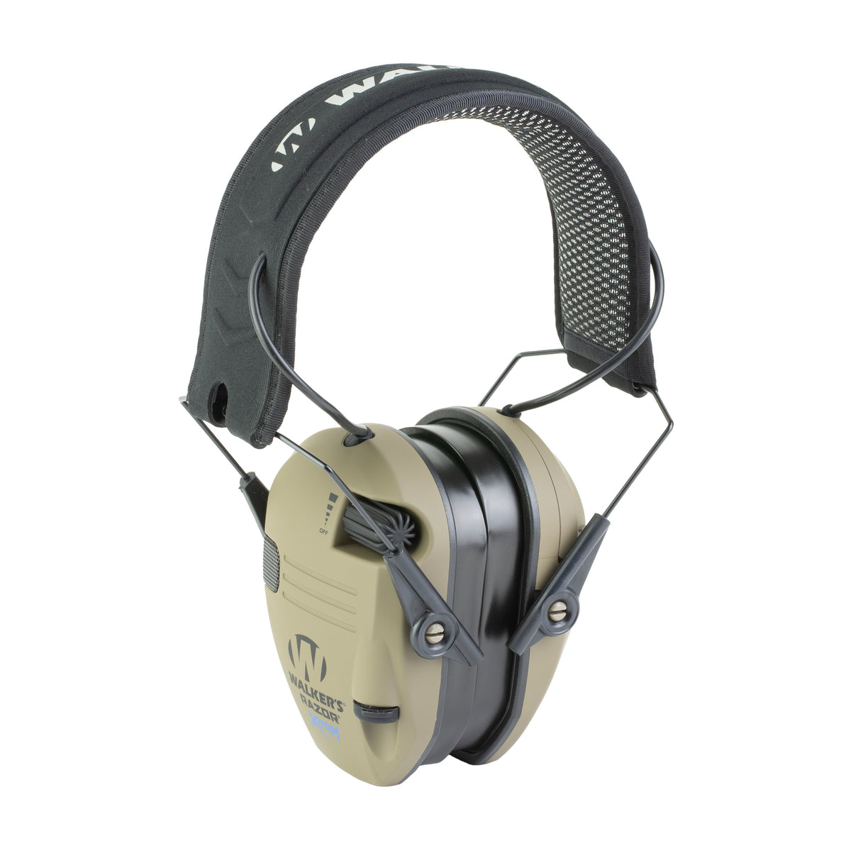 Walker's Razor X-TRM, Electronic Earmuff, Cool Mesh Headband, Comfort GEL Earpads, Flat Dark Earth