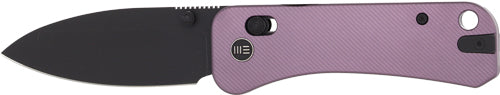 WE Knife Banter 2 2.87" Purple Aluminum/blk Stnwash Crossbar!
