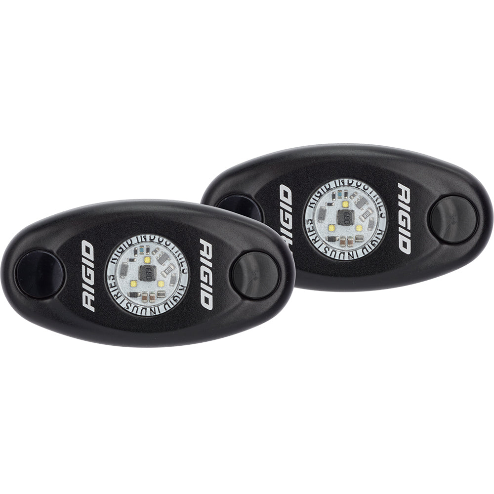 RIGID Industries A-Series Low Power Black Housing/White Light - Pair