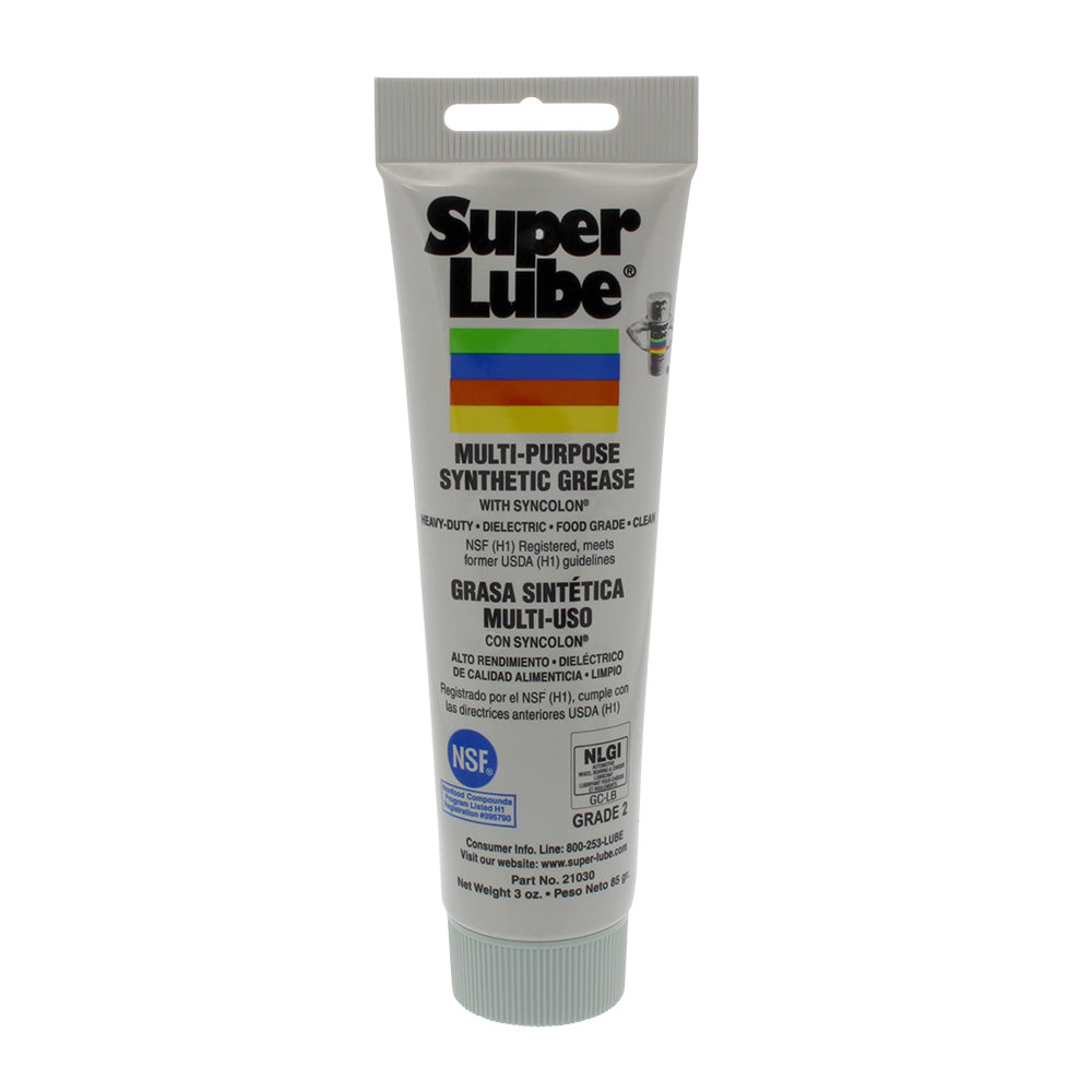 Super Lube Multi-Purpose Synthetic Grease w/Syncolon® (PTFE) - 3oz Tube