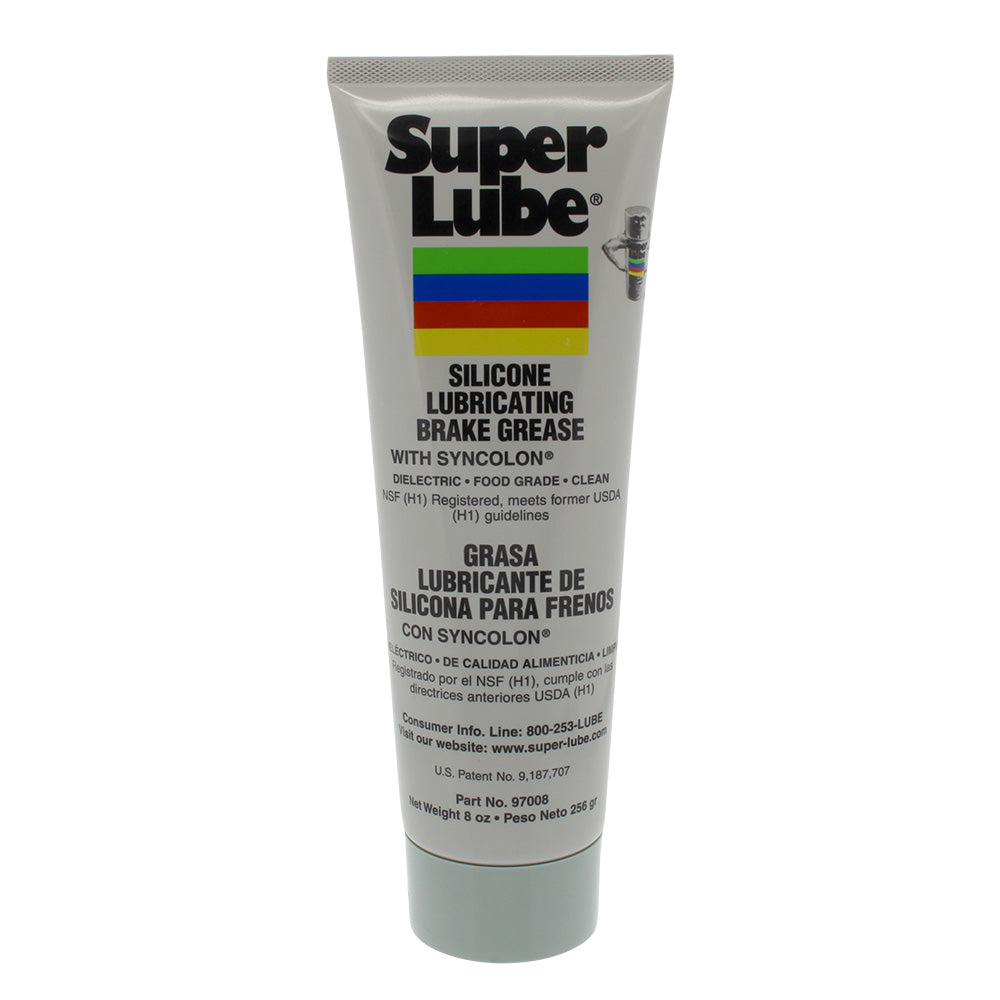 Super Lube Silicone Lubricating Brake Grease w/Syncolon® (PTFE) - 8oz Tube