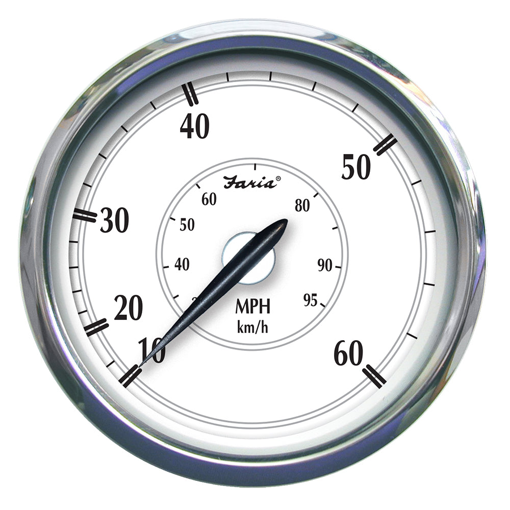 Faria Newport SS 5" Speedometer - 0 to 60 MPH
