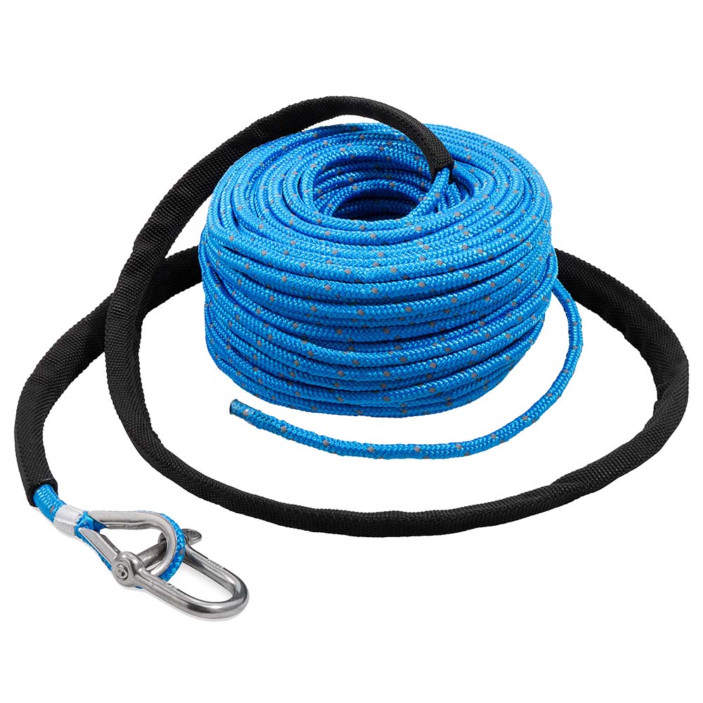 TRAC Outdoors Anchor Rope - 3/16" x 100' w/SS Shackle