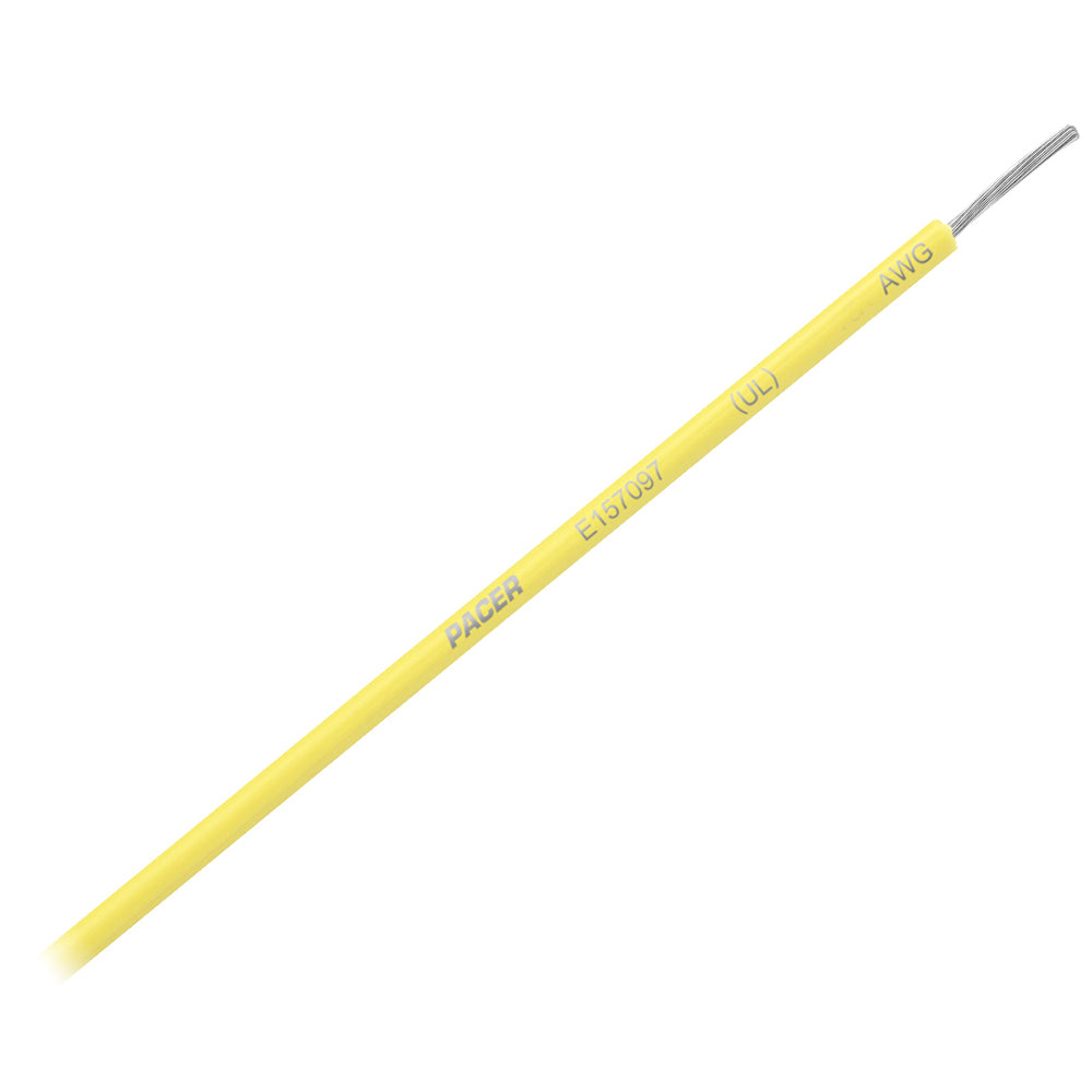 Pacer Yellow 8 AWG Primary Wire - 25'