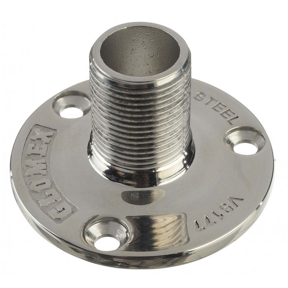 Glomex 1" Stainless Steel Straight Mount
