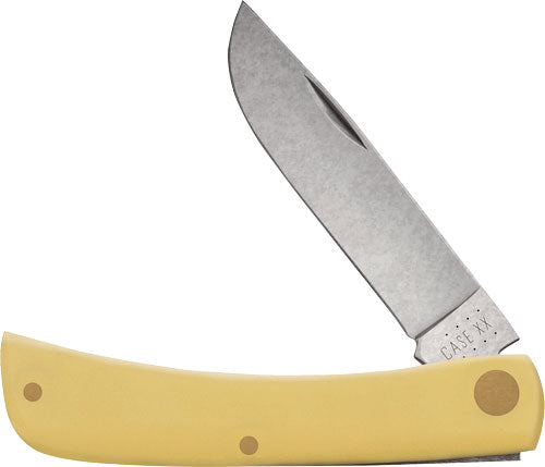 Case Knives Yellow Synthetic Smooth SOD Buster JR