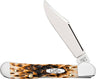Case Knives Amber Bone Peach Seed JIG Mini Copperlock
