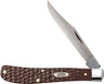 Case Knives Jigged Brown Synthetic Slimline Trapper
