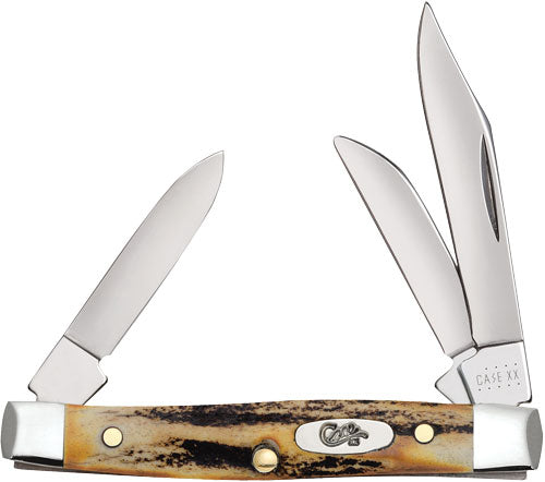Case Knives Genuine Stag Small Stockman