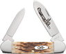Case Knives Amber Bone Peach Seed JIG Canoe