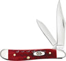 Case Knives Pocket Worn OLD RED Bone Corn COB JIG Peanut