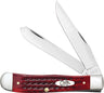 Case Knives Pocket Worn OLD RED Bone Corn COB JIG Trapper